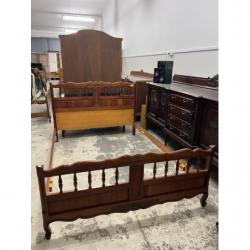 Stylowe drewniane łóżko/Raty