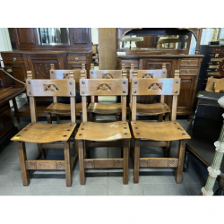 Krzesła drewniane 6 sztuk/Raty