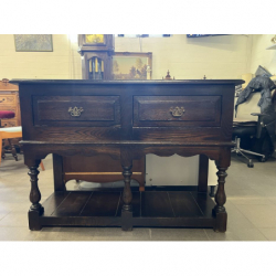 Drewniana konsola dębowa/Raty