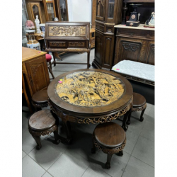 Orientalny stolik okrągły z...