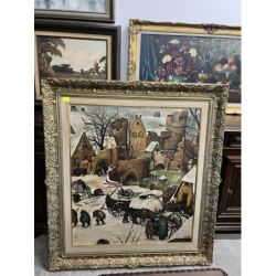 Duży Obraz malowany na...