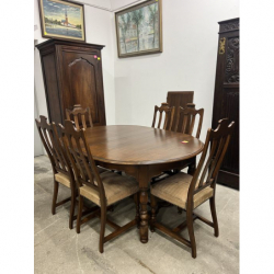 Stół Owalny/Rozkładany z 6...