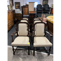 Krzesła dębowe z...