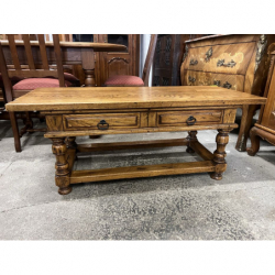 Ława dębowa z...