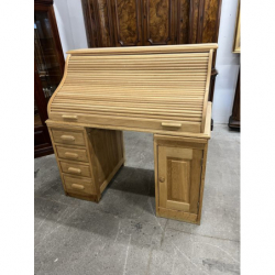 Dębowe biurko z roletą tzw...