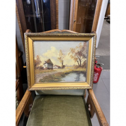 Obraz pejzaż malowany na...