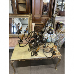 Żyrandol mosiężny...