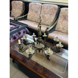 Żyrandol mosiężny...