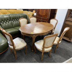 Stół ludwikowski z 6...