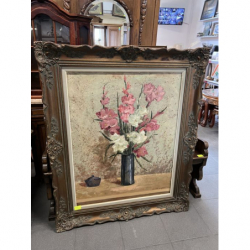 Duży obraz kwiaty w wazonie...