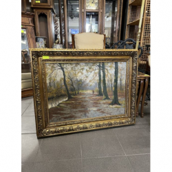 Obraz pejzaż malowany na...