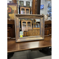 Lustro w drewnianej...