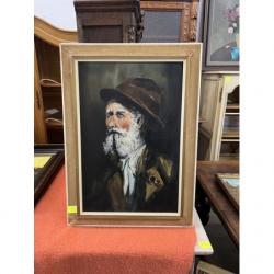 Portret mężczyzny z fajką